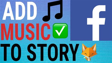 how to add music to facebook story