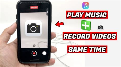 how to record with music playing on iphone