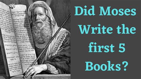 Who Wrote the First Five Books of the Old Testament: A Multidimensional Perspective